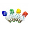 Lampadina a risparmio energetico spirale color E27- 13w