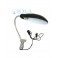 Lume scrivania moderno soft nero con pinza