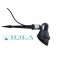 Picchetto faro nero per lampade Gu10 