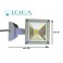 Applique da parete Led doppia emissione di luce 2x7W