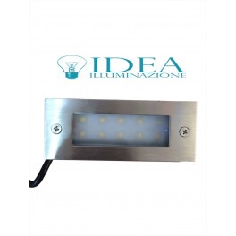 Segnapassi Led da parete 3W 6500K 220V IP68