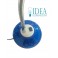 Lume scrivania moderno con porta accessori blu