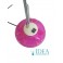 Lume scrivania moderno con porta accessori Rosa