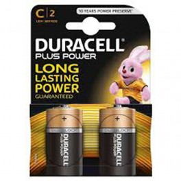 Batterie Duracell 1/2 Torce C2 Long Lasting Power Plus Power 