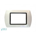 Placca Living 3 posti Bticino Bianco