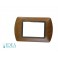 Placca Living 3 posti Bticino Legno