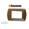 Placca Living 3 posti Bticino Legno