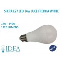 Sfera led bulbo SMD E27 14w 6500K