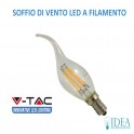 Lampadina Led Soffio di Vento a Filamento E14 4w 6500k