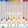 Lampadario a sospensione E27 vari colori 150cm.