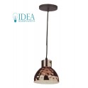 Lampadario a sospensione pendente E27 serie copper Dim. 150mm