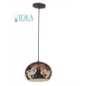 Lampadario a sospensione pendente E27 serie copper Dim. 250mm