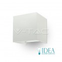 Aplick lampada da parete Led 6w quadrato IP 65 K3000 V- Tac