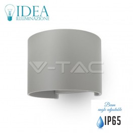 Aplick lampada da parete Led 6w rotondo IP 65 K4000 V- Tac