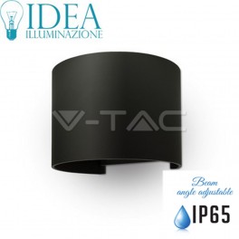 Aplick lampada da parete Led 6w rotondo IP 65 K3000 V- Tac