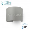 Aplick lampada da parete Led 6w rotondo IP 65 K3000 V- Tac