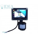 Faro proiettore Led sensore di movimento 10w 6500°K IP66