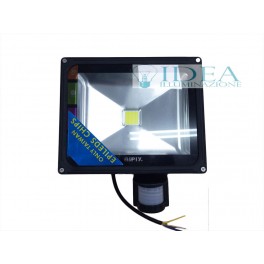 Faro proiettore Led sensore di movimento 30w 6500K IP66