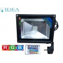 Faro proiettore Led RGB 20w IP66 M.color