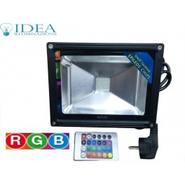 Faro proiettore Led RGB 20w IP66 M.color